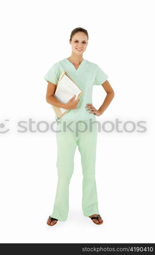 Young hospital worker