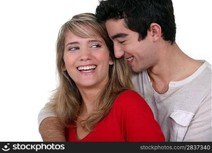 Young loving couple