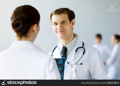Young male doctor