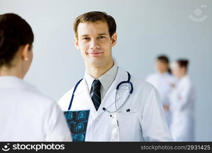 Young male doctor