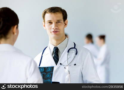 Young male doctor