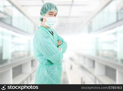 young male doctor at the hospital