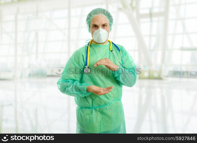 young male doctor at the hospital