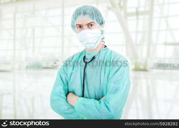 young male doctor at the hospital