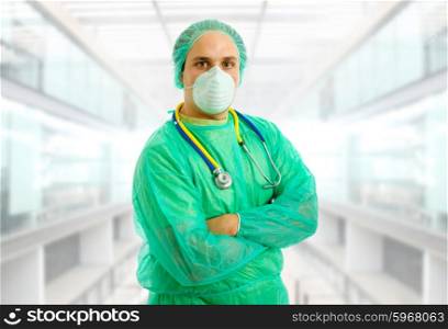 young male doctor at the hospital