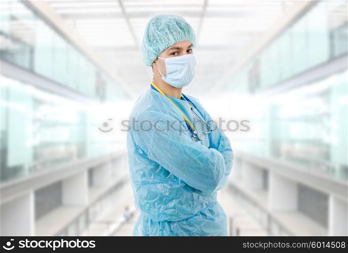 young male doctor at the hospital