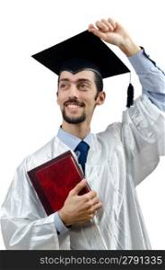 Young male student graduate