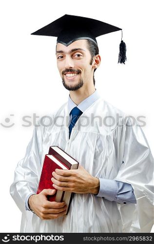 Young male student graduate