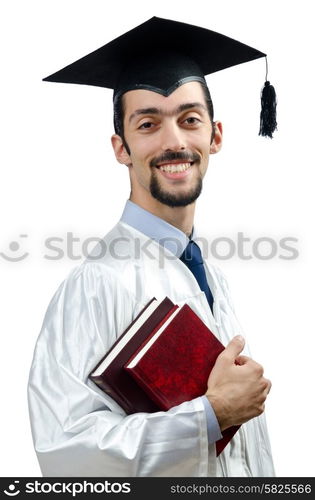 Young male student graduate