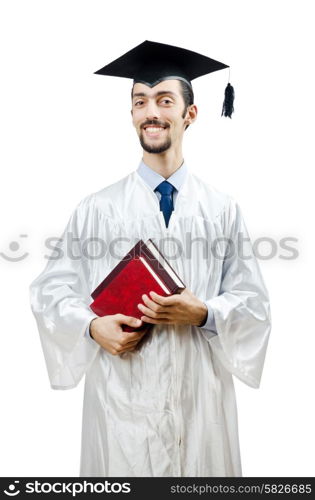 Young male student graduate