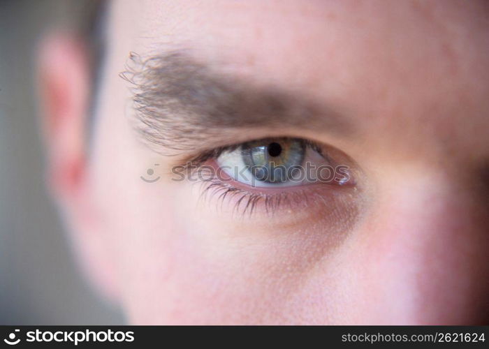 Young man, close-up