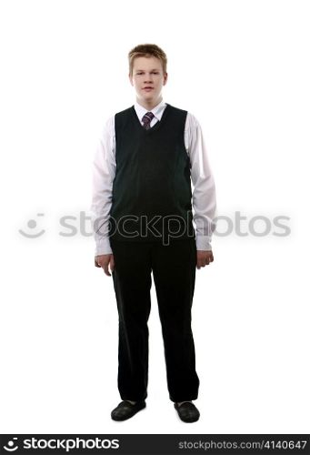 Young man dressed smartly