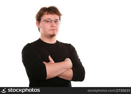young man in the glasses