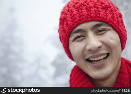 Young Man in the Snow