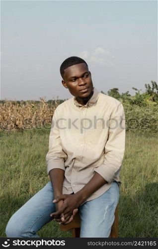young man posing outdoor 9