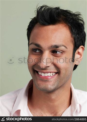 Young Man Smiling