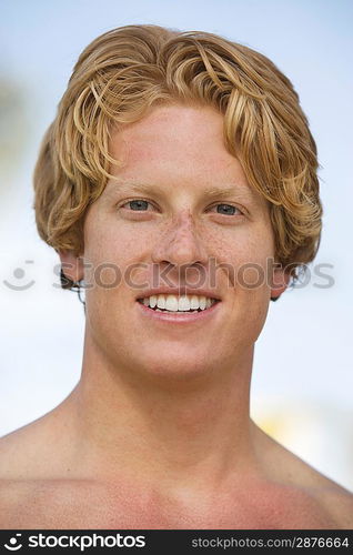 Young Man Smiling, Portrait