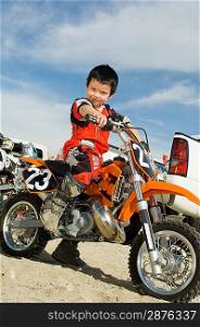 Young Motocross Racer