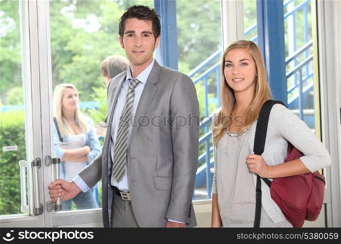 young people leaving school