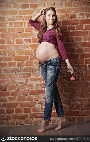 Young pregnant woman (HDR version)