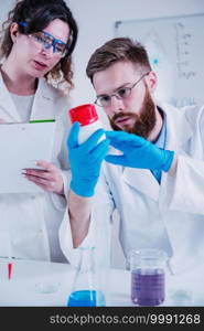 Young Scientist In The Laboratory