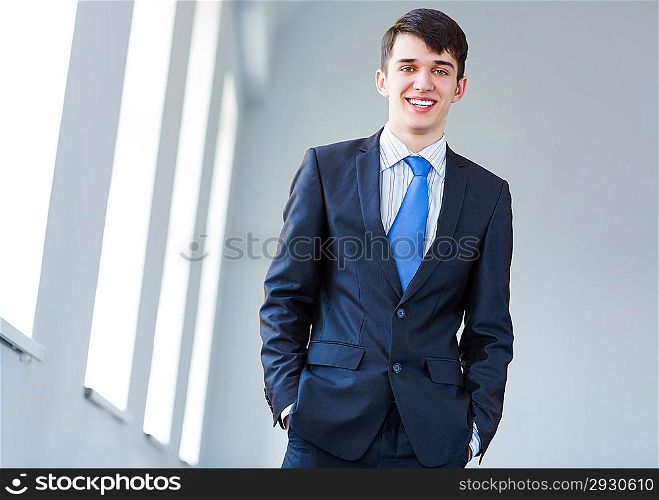 Young successful businessman