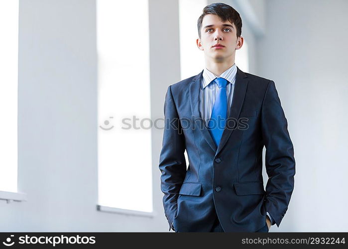 Young successful businessman