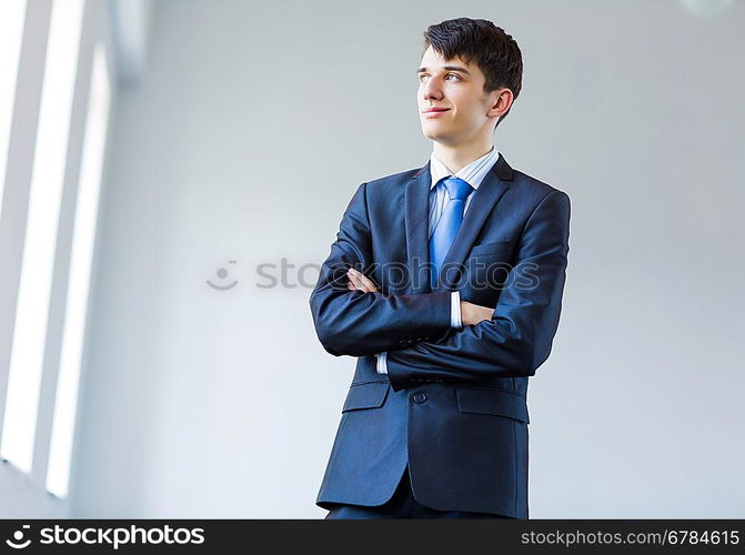 Young successful businessman