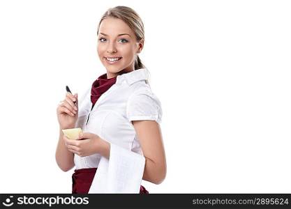 Young waitress
