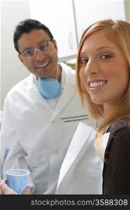 Young Woman at Dentist&acute;s Office