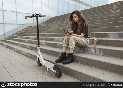 young woman browsing her mobile phone 5