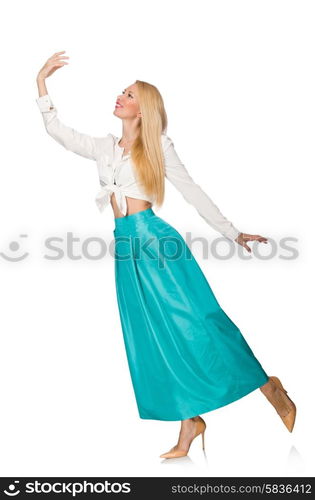 Young woman in fashion concept