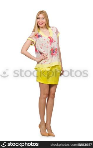 Young woman in fashion concept