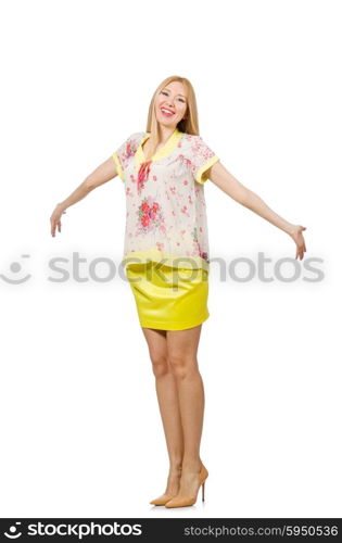 Young woman in fashion concept