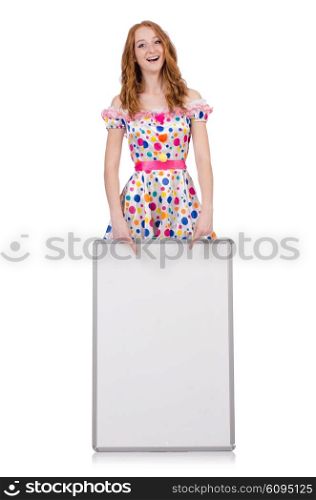 Young woman in fashion concept