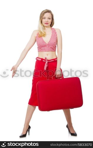 Young woman preparing for summer vacation