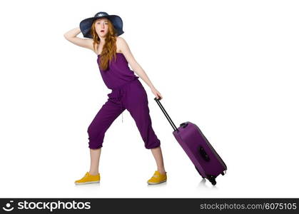 Young woman preparing for summer vacation