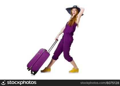 Young woman preparing for summer vacation