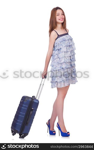 Young woman preparing for vacation