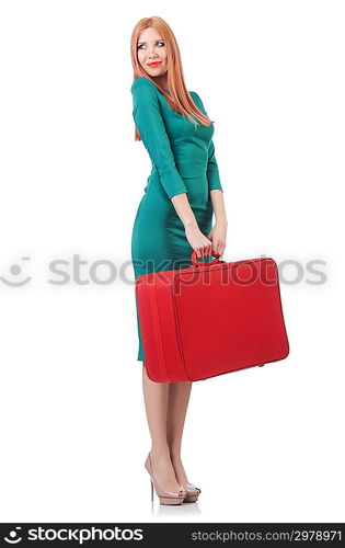 Young woman preparing for vacation