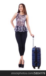 Young woman preparing for vacation