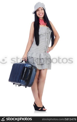 Young woman preparing for vacation