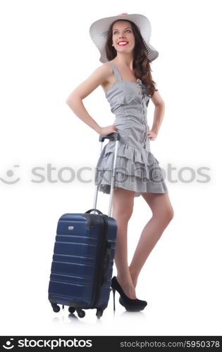 Young woman preparing for vacation