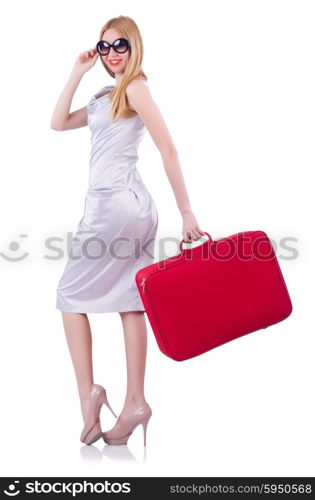 Young woman preparing for vacation