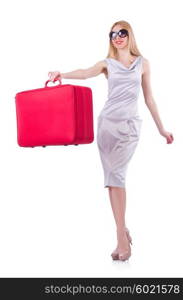 Young woman preparing for vacation