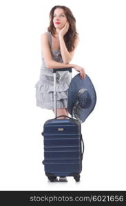 Young woman preparing for vacation