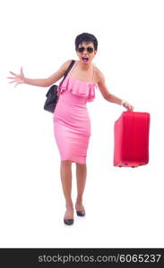 Young woman preparing for vacation