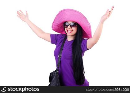 Young woman ready for summer vacation