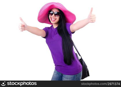 Young woman ready for summer vacation