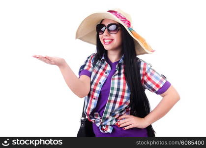 Young woman ready for summer vacation